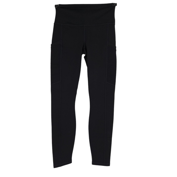 Fabletics Powerhold On The Go Leggings Black Mid Rise Pull On Pants XS Short - Picture 1 of 9